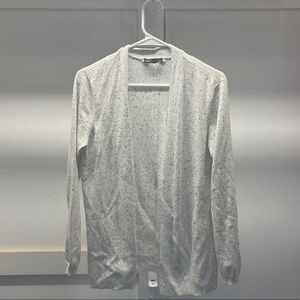White and Speckled Cardigan